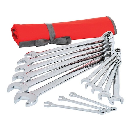 Weller Crescent 12 Point Metric Combination Wrench Set 14.9 in. L 15 pk CCWS5-05